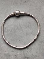 Pandora armbandje met Disney sluitbedel, Ophalen of Verzenden, Zo goed als nieuw, Zilver, Zilver
