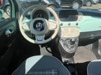 Fiat 500 C 1.2 69PK Cabriodak,Airco,Cruise,Isofix,Bluetooth,, Voorwielaandrijving, Stof, Gebruikt, 1242 cc