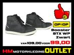 !! Motorschoen / Motorsneaker Booster BTX WP Zwart !!, Motoren, Nieuw met kaartje, Laarzen