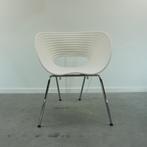 Vitra Tom Vac Chair Design Stoel | Wit | Kunststof Stoel, Huis en Inrichting, Stoelen, Gebruikt, Wit, Ophalen of Verzenden, Metaal