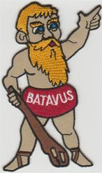 Batavus stoffen opstrijk patch embleem, Motoren, Verzenden, Nieuw