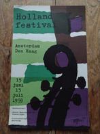 Elffers. Holland Festival 1959, Ophalen of Verzenden, Zo goed als nieuw, Rechthoekig Staand, Overige onderwerpen
