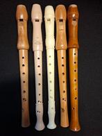 vijf sopraan blokfluiten o.a. adler en zamir, Ophalen of Verzenden, Gebruikt, Sopraan of Sopranino, Kunststof