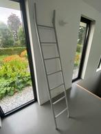 Ladder - grijs gecoat staal - kast of zolder of handdoeken, Ophalen, Gebruikt, Ladder, Minder dan 2 meter