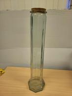 Hoge fles of vaas., Huis en Inrichting, Woonaccessoires | Vazen, Glas, Gebruikt, Ophalen of Verzenden, 50 tot 75 cm