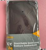 Nieuw! 6 dresz rekbare boekenkaften zwart, Ophalen of Verzenden, Nieuw