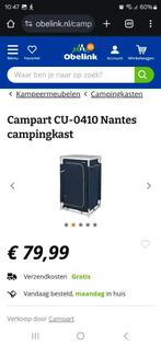 Campart CU 0410 nantes campingkast zgan opbergen, Caravans en Kamperen, Ophalen of Verzenden, Zo goed als nieuw, Campingkast