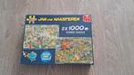 Jan vanhaasteren puzzel 2 keer 1000 stukjes, Ophalen of Verzenden, Zo goed als nieuw