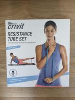 Crivit Resistance Tube Set, Sport en Fitness, Fitnessmaterialen, Ophalen, Nieuw, Benen, Weerstandband