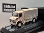 Mercedes-Benz Unimog U5000 - Wit - 1:50 NZG, NZG, Auto, Nieuw, Ophalen of Verzenden