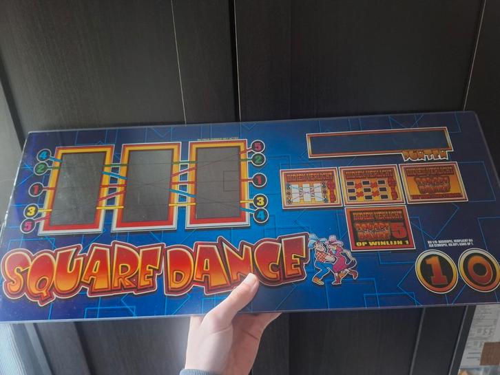 Gokkast plaat - Beschadigd, Verzamelen, Automaten | Gokkasten en Fruitautomaten, Gebruikt, Ophalen of Verzenden