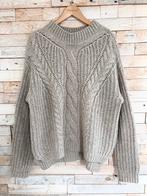Opus trui met wol grijs/beige, maat 40, Ophalen of Verzenden, Zo goed als nieuw, Maat 38/40 (M), Beige