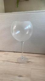 Groot decoratief wijn/cocktail glas, Ophalen, Zo goed als nieuw, Rond, Glas