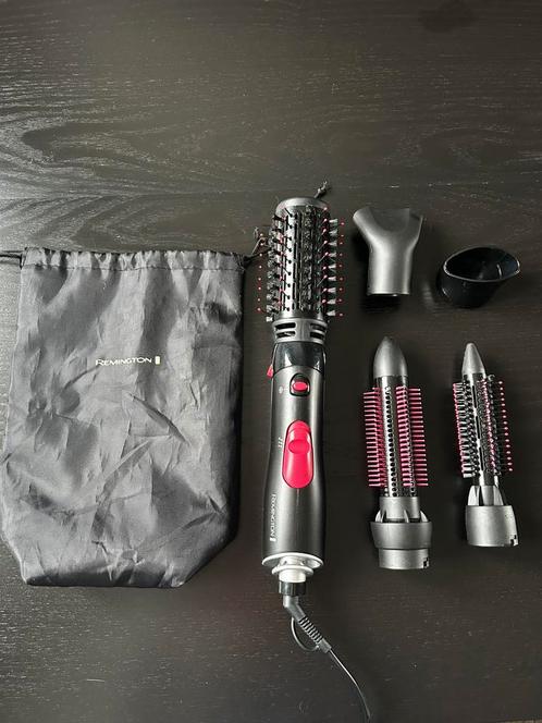 Remington föhnborstel met opzetstukken, Sieraden, Tassen en Uiterlijk, Uiterlijk | Haarverzorging, Zo goed als nieuw, Föhn of Haardroger