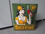 SOLEXINE BP EMAILLE RECLAMEBORD, Verzamelen, Ophalen, Zo goed als nieuw, Reclamebord