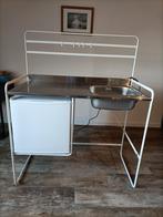 IKEA Sunnersta Keukenblok met Tillreda Koelkast, Huis en Inrichting, Keuken | Complete keukens, Ophalen, Gebruikt, Wit, Enkelwandige keuken