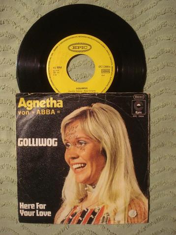 Agnetha 7" Vinyl Single: ‘Golliwog’ (Duitsland) ABBA beschikbaar voor biedingen