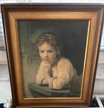 Rembrandt - Meisje in het venster (Lijst), Ophalen