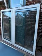 Hardhouten Raamkozijn met HR++ Glas 186x156cm, Doe-het-zelf en Verbouw, Kozijnen en Schuifpuien, Ophalen, Gebruikt, Raamkozijn