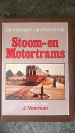boek nadagen van Neerlands Stoom- en Motortrams J. Voerman, Ophalen of Verzenden, Zo goed als nieuw, Tram, Boek of Tijdschrift