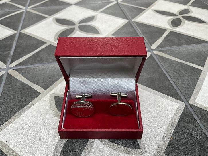 Leuke manchetknopen met 5 cent, Kleding | Heren, Stropdassen, Nieuw, Rood, Ophalen of Verzenden