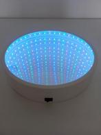 LED Infinity Spiegel - wit rond, Minder dan 50 cm, Rond, Ophalen of Verzenden, Zo goed als nieuw