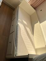 Ikea HEMNES bedbank met lades, wit, Huis en Inrichting, Slaapkamer | Slaapbanken, Gebruikt, 90 cm, Eenpersoons, Ophalen of Verzenden
