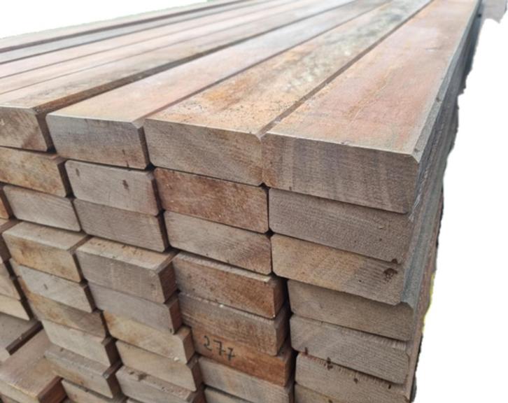 Hardhouten vlonderplanken 3.5x9.0 cm - 2.00 m lang, Tuin en Terras, Palen, Balken en Planken, Nieuw, Planken, Hardhout, Ophalen