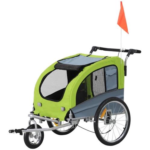 Dog Bike Trailer 2-In-1 w/ Suspension, Hitch nieuw, Fietsen en Brommers, Fietsaccessoires | Bagagedragers, Nieuw, Ophalen of Verzenden