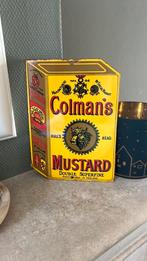 Emaille reclamebord Colman's mustard mosterd stier, Verzamelen, Merken en Reclamevoorwerpen, Ophalen of Verzenden, Zo goed als nieuw
