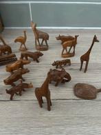Antieke Afrikaanse Houten Diertjes, Antiek en Kunst, Kunst | Beelden en Houtsnijwerken, Ophalen of Verzenden