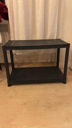 Zwarte plastic tafel, Huis en Inrichting, Kasten | Overige, Ophalen of Verzenden, Gebruikt