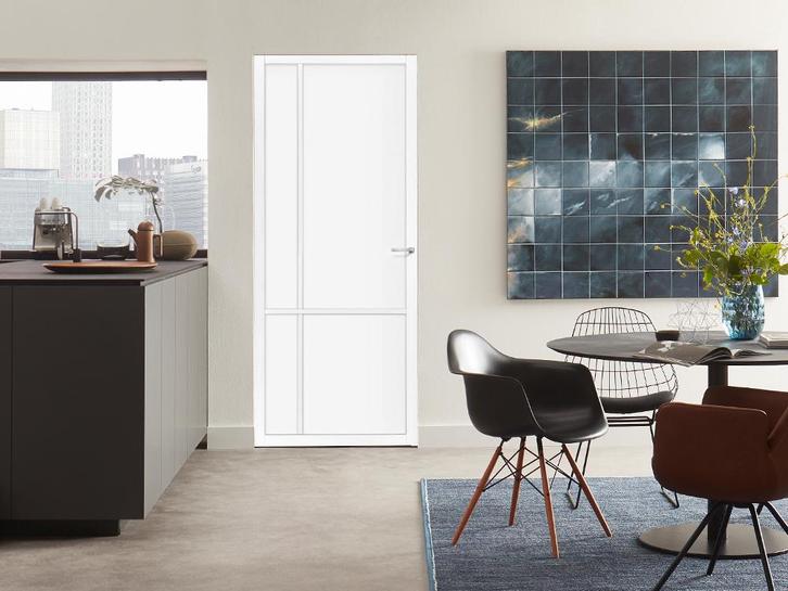 Skantrae SlimSeries SSL 4057 Binnendeur - Nieuw!, Doe-het-zelf en Verbouw, Deuren en Horren, Nieuw, Binnendeur, 215 cm of meer
