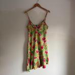 Kleurrijk Zomers Jurkje met Bloemen, Kleding | Dames, Ophalen of Verzenden, Zo goed als nieuw, Vintage, Maat 36 (S)