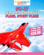 SU-27 op afstand bestuurbaar vliegtuig, stuntvliegtuig, Verzenden, Elektro, RTF (Ready to Fly)