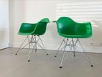 Vitra eames kuipstoelen groen // chroom dar, Huis en Inrichting, Stoelen, Vitra, -, -, Ophalen of Verzenden