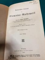 Boek, antiek, 1897, Duits, Methodisches Lehrbuch der Element, Boeken, Overige Boeken, Ophalen of Verzenden