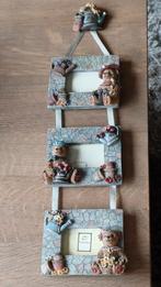 3 fotolijstjes aan elkaar met beren, Audio, Tv en Foto, Fotografie | Fotolijsten, Ophalen of Verzenden, Zo goed als nieuw