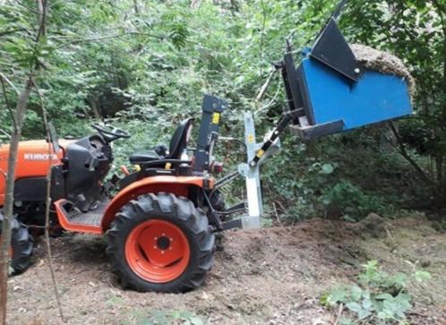 Achterlader systeem voor minitractor Kubota, Iseki Solis e.d, Dieren en Toebehoren, Paarden en Pony's | Overige Paardenspullen