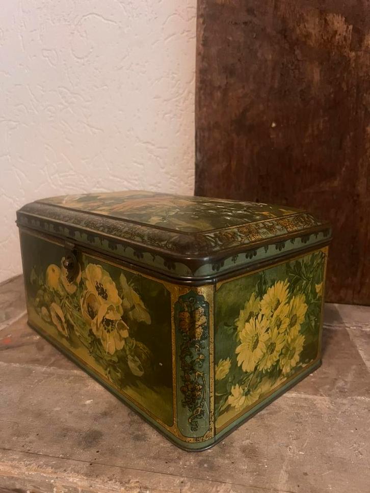 antiek oud winkelblik winkel blik brocante curiosa Bekkers?, Antiek en Kunst, Curiosa en Brocante, Ophalen of Verzenden