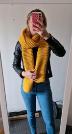 Handgemaakte Sjaal - Okergeel/Mosterdgeel, Handgemaakt, Ophalen of Verzenden, Nieuw, Sjaal