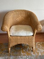 Leuke rotanstoel naturel, Ophalen, Gebruikt, Bruin, Riet of Rotan