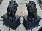 Bronzen leeuwen Beelden, Ophalen of Verzenden, Zo goed als nieuw, Overige typen
