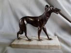 Art Deco beeld "Windhond", Antiek en Kunst, Ophalen of Verzenden