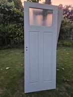 Paneeldeur met glas, Doe-het-zelf en Verbouw, Deuren en Horren, Ophalen, 80 tot 100 cm, Binnendeur, Zo goed als nieuw