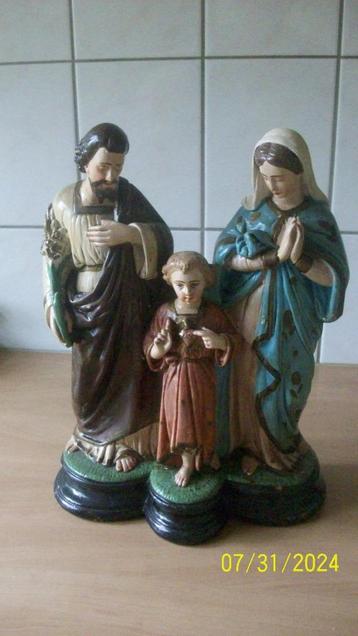 Heiligenbeeld van de Heilige Familie beschikbaar voor biedingen