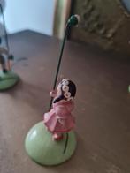 Bloemen kindje roze jurk KWO Ertsgebergte zeer oud, Heikant 21 Kaatsheuvel, Gebruikt, Belle Vieille Brocante, Ophalen of Verzenden