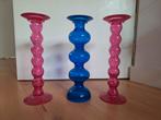 3 kandelaars puntgaaf design Anna nilsson, Overige materialen, 25 tot 50 cm, Ophalen of Verzenden, Zo goed als nieuw