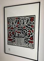 Keith Haring : litho op groot formaat, Antiek en Kunst, Kunst | Litho's en Zeefdrukken, Ophalen of Verzenden