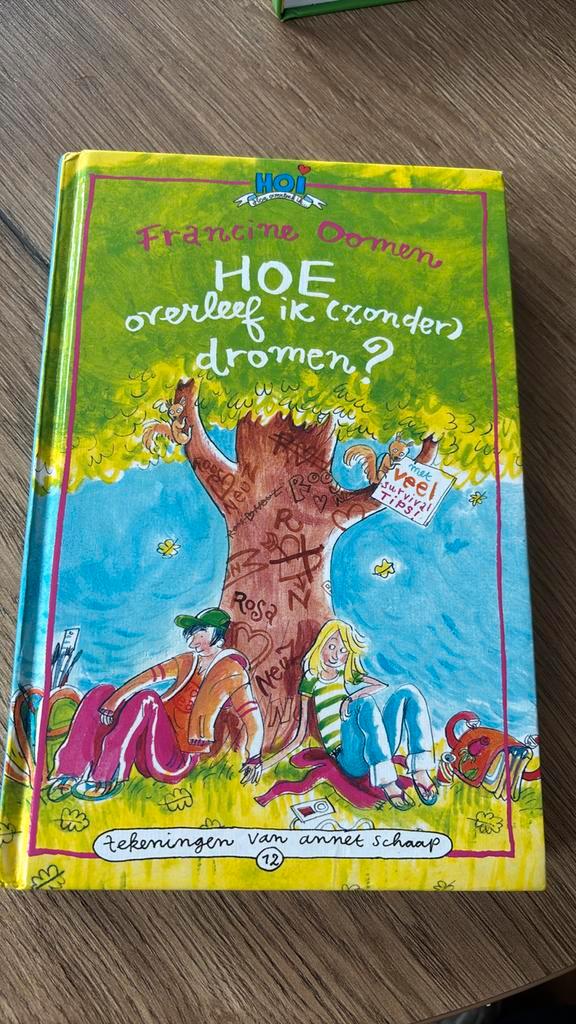 Francine Oomen - Hoe overleef ik (zonder) dromen?, Boeken, Kinderboeken | Jeugd | 10 tot 12 jaar, Zo goed als nieuw, Ophalen of Verzenden